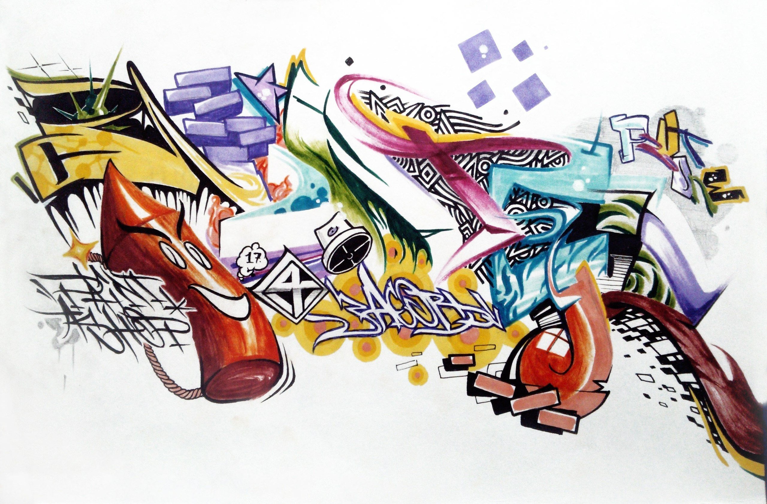 Граффити абстракция