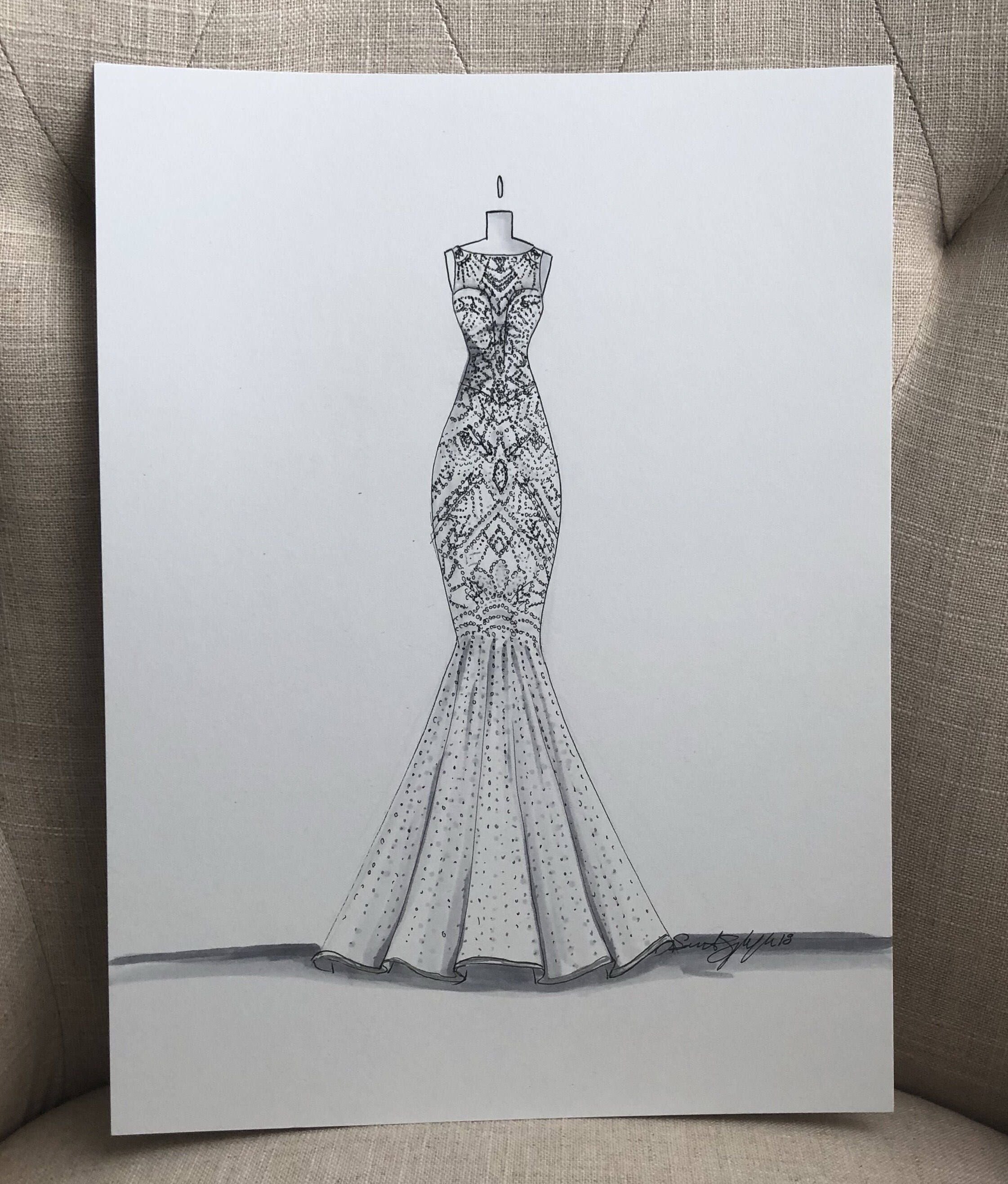 Дизайнерские платья карандашом