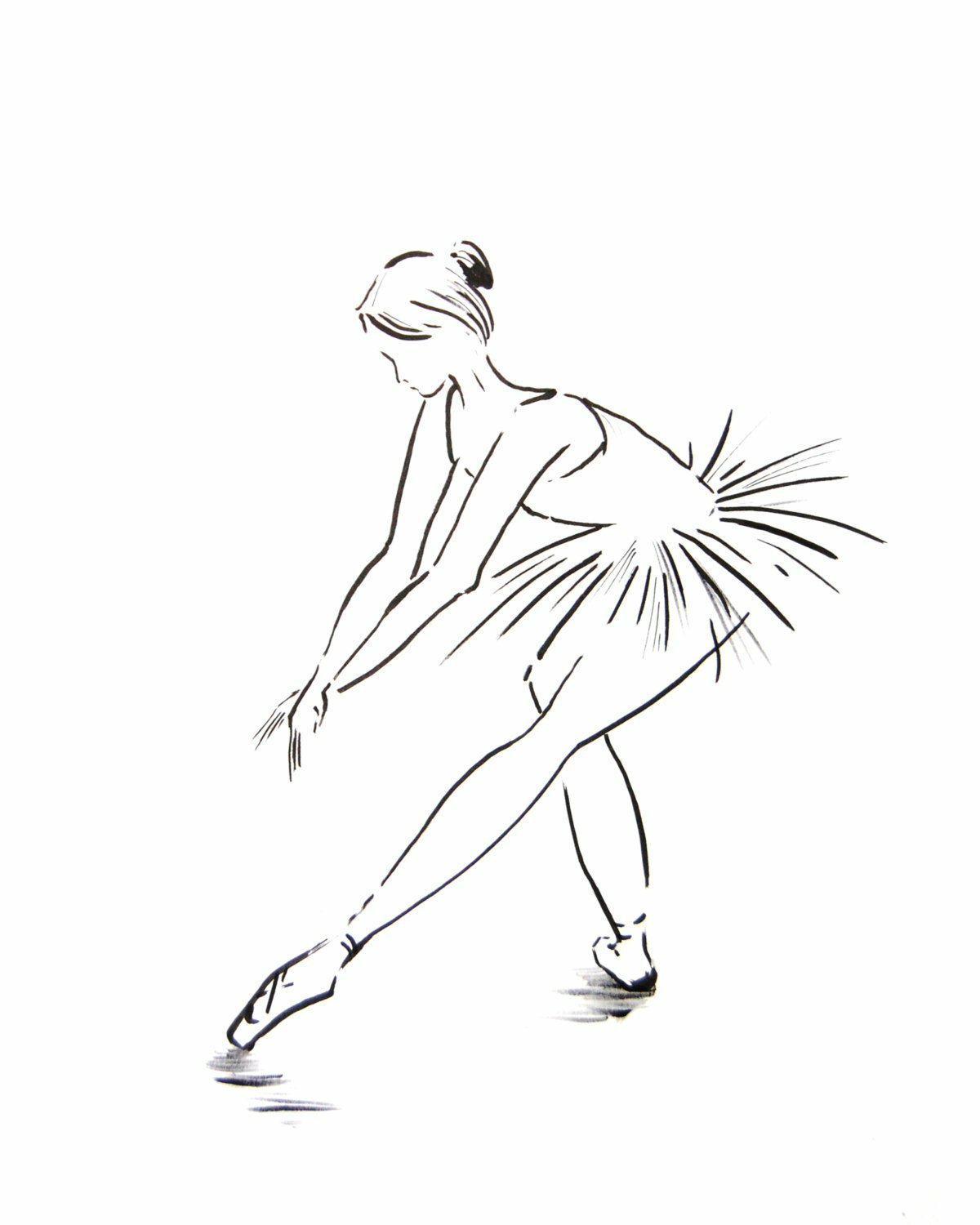 Танцовщица рисунок