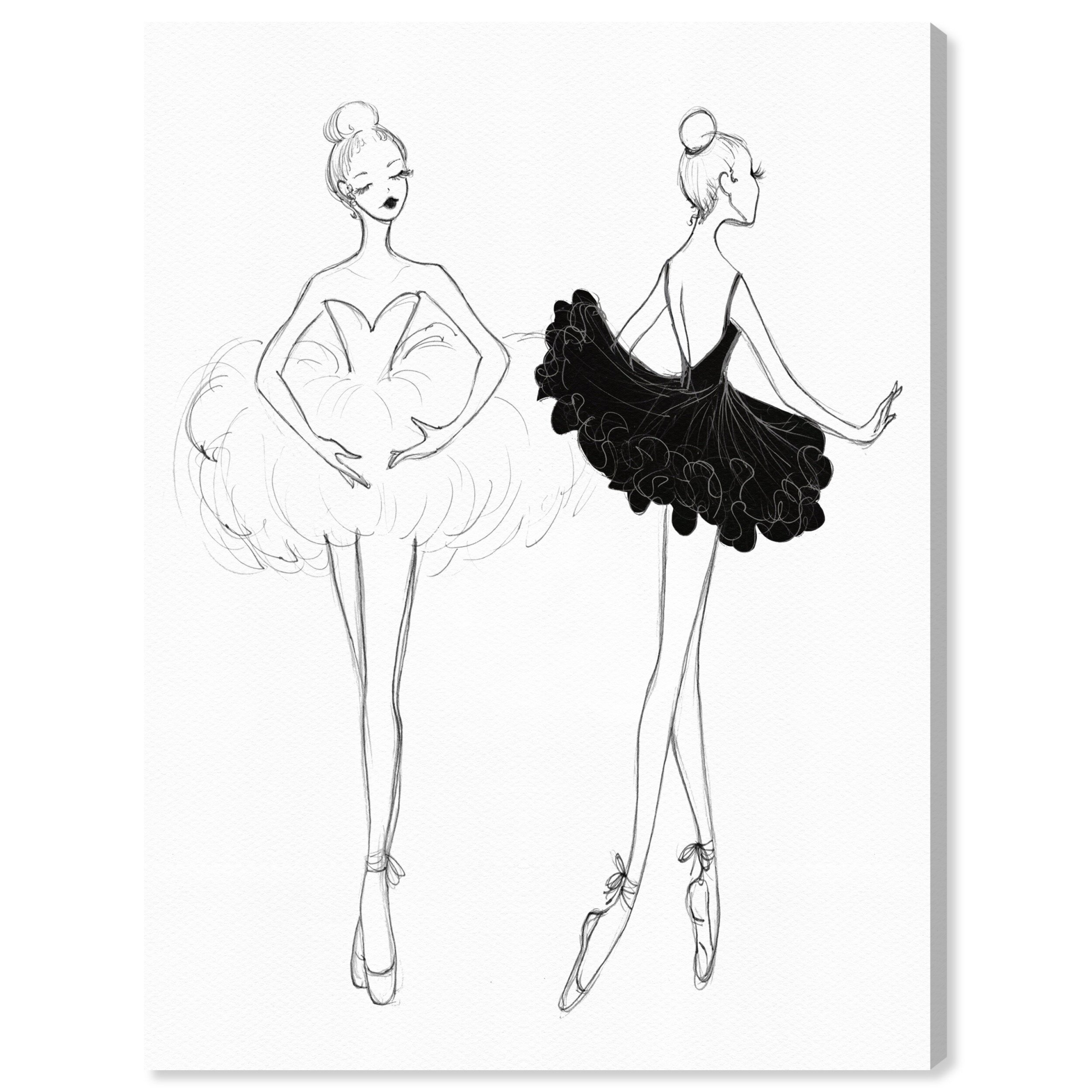Эскиз платья балерины