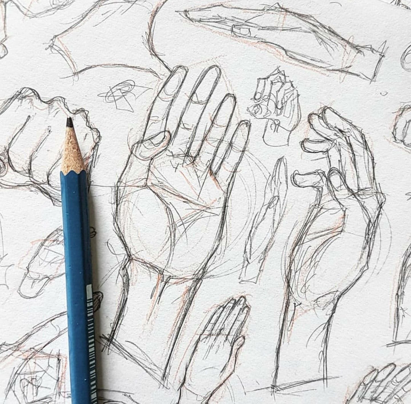 Идеи для рисования рук