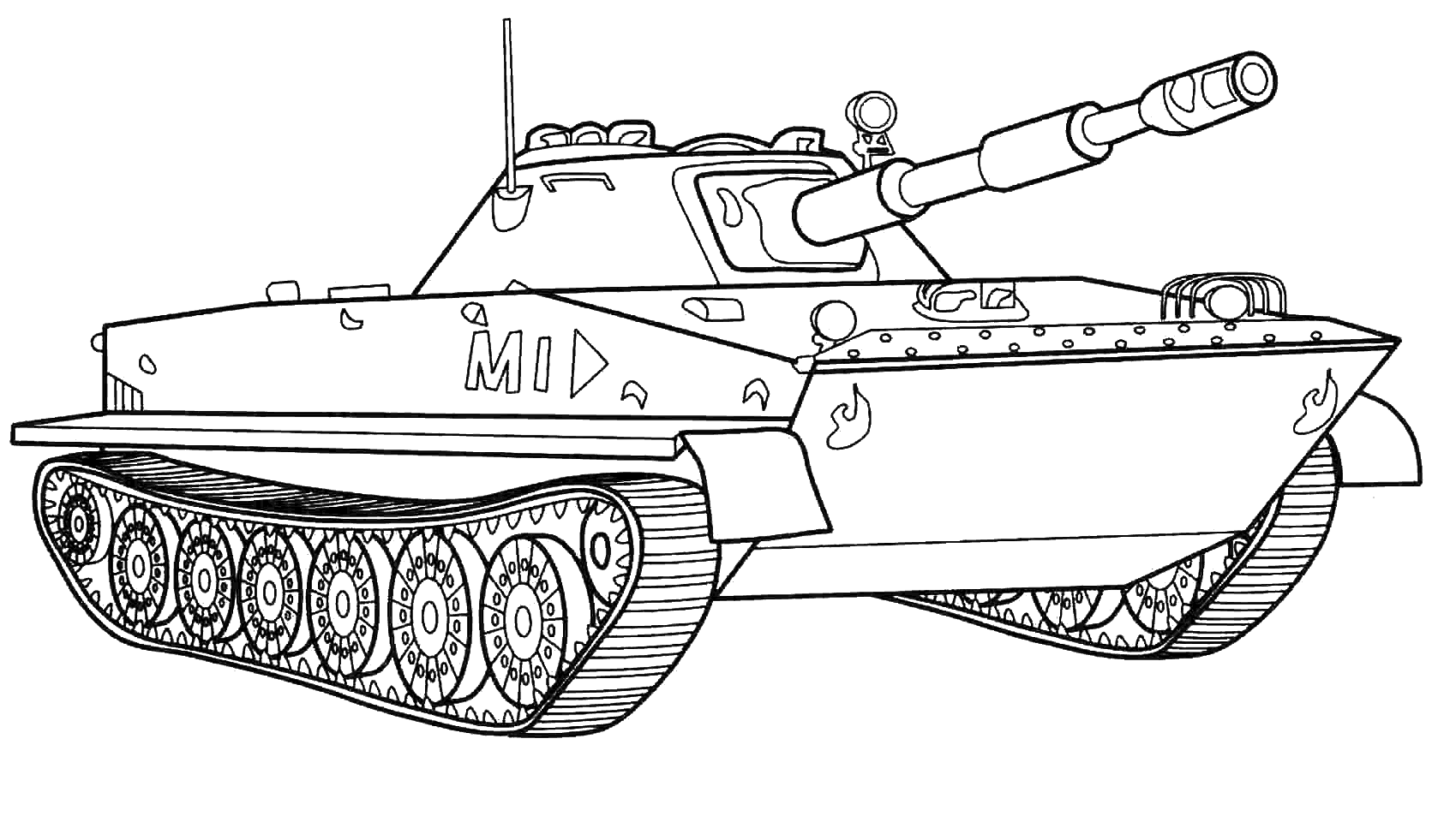 Картинка танка рисунок для детей - 96 фото
