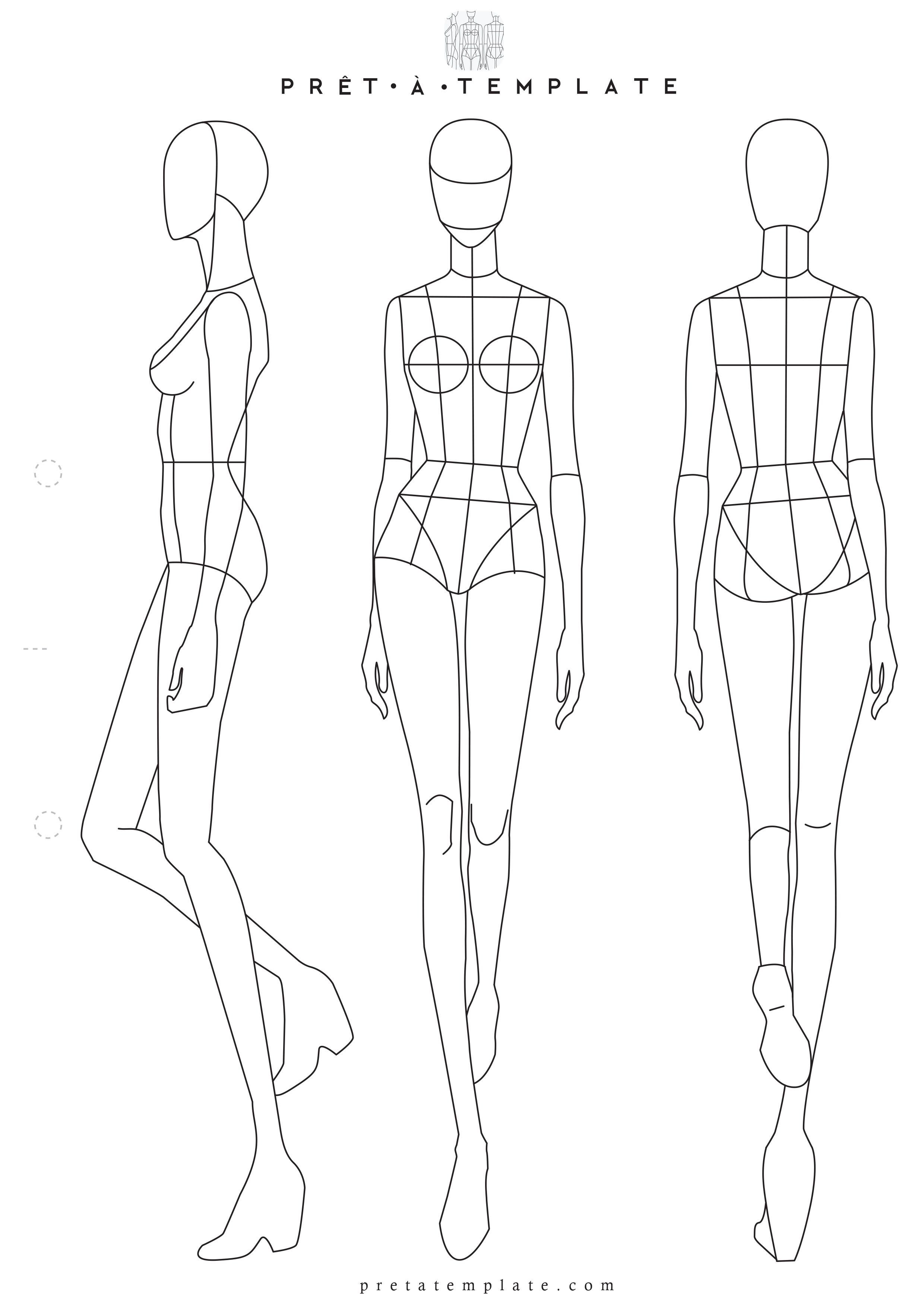Эскиз модели для одежды
