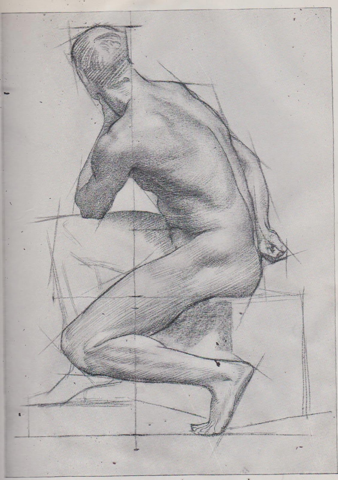 голые мужчины рисунок карандашом фото 115