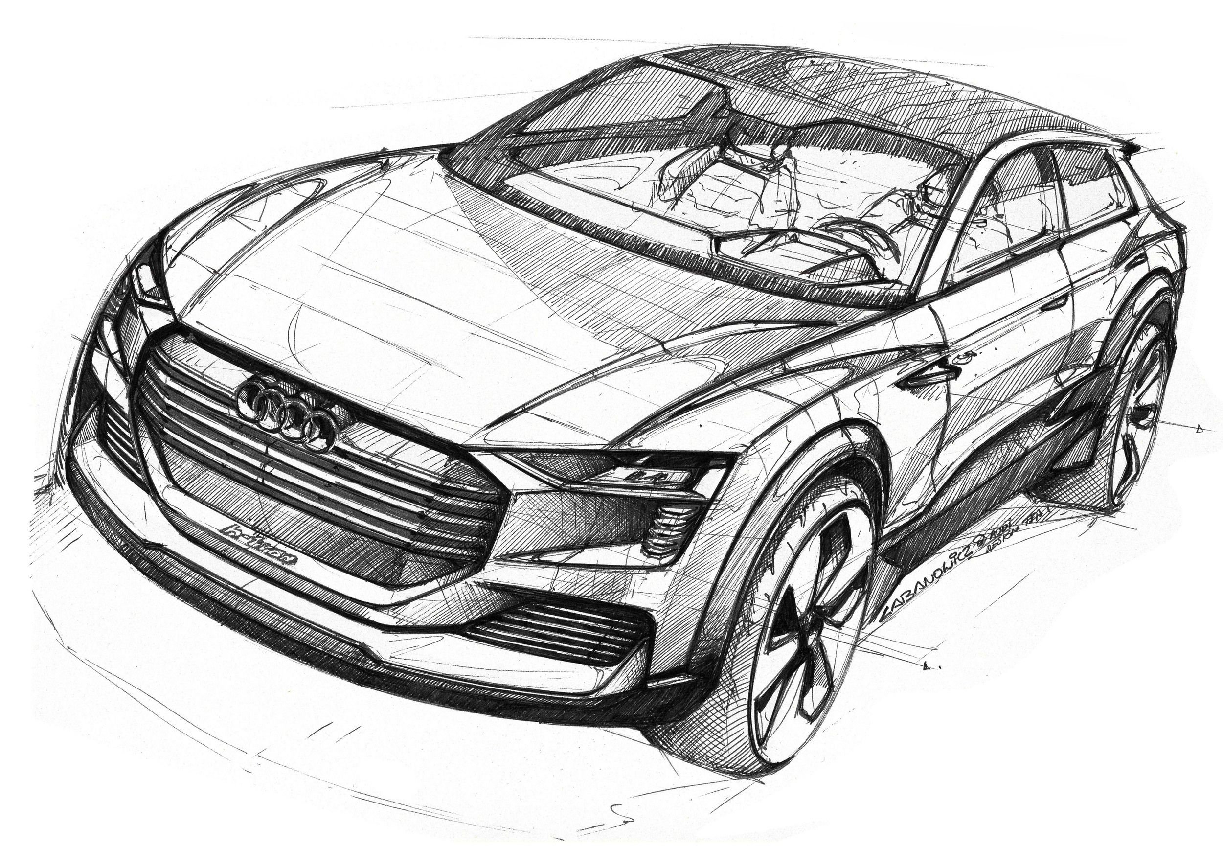 Audi quattro скетч