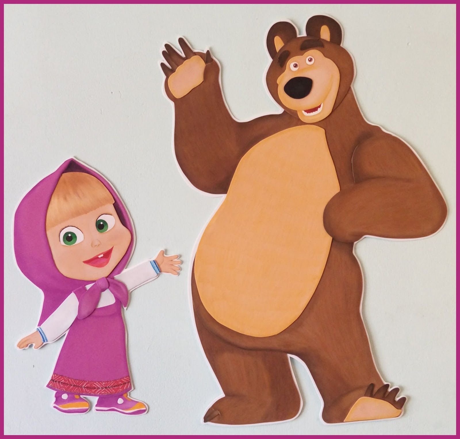Рисование Маша и медведь