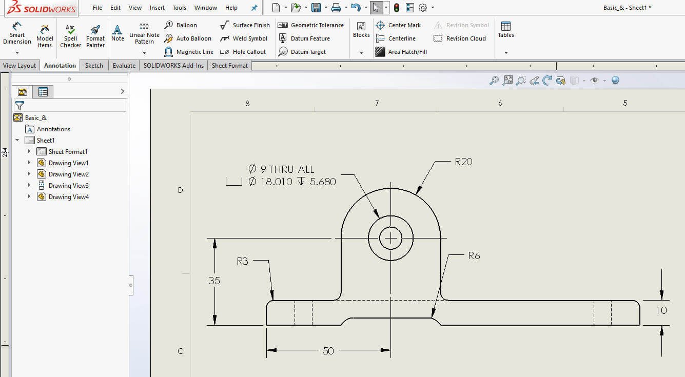 Эскизы программы solidworks