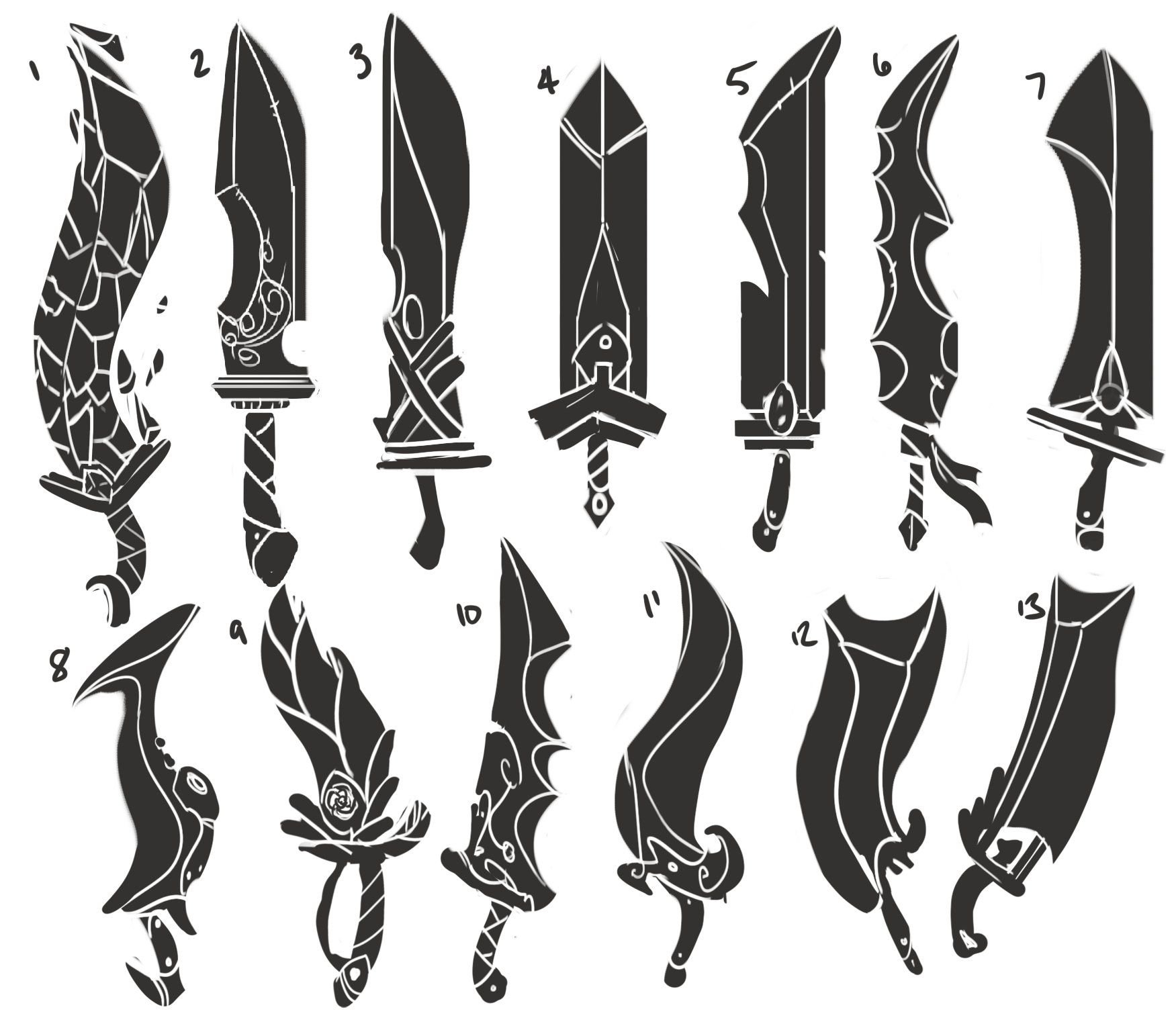 Узоры на мечах