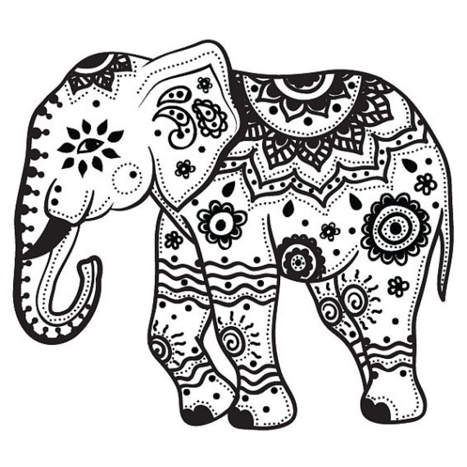Слон орнамент