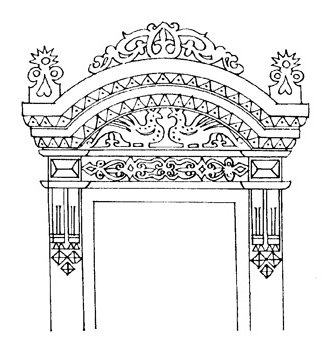 Наличники для рисования