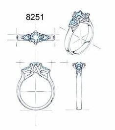 Чертеж ювелирного изделия