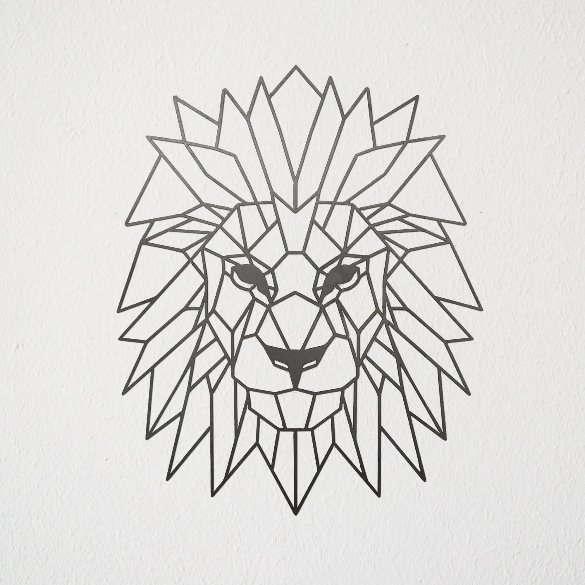 Геометрическая голова Льва