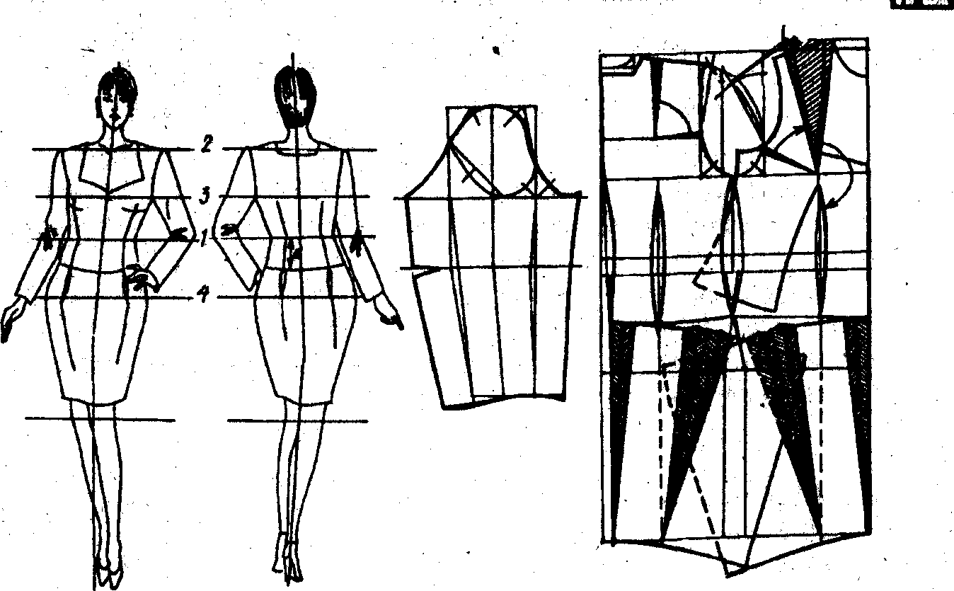 Модель для конструирования одежды