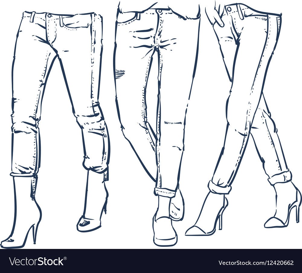 Как нарисовать рисунок на джинсах