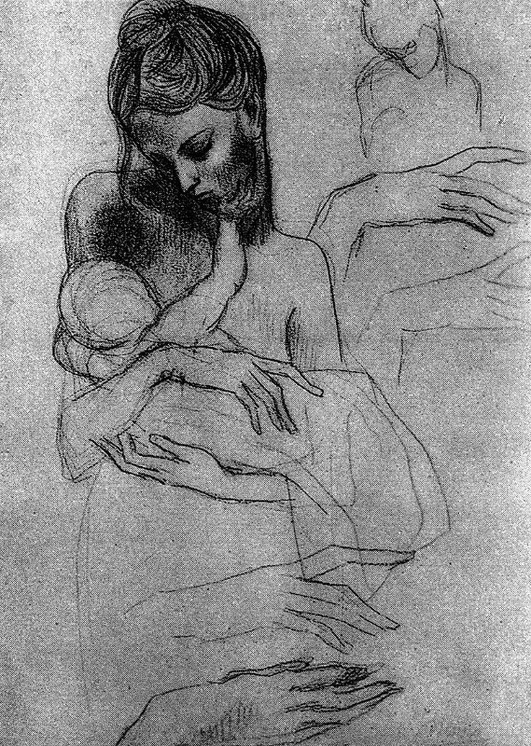 Пикассо мать и дитя картина