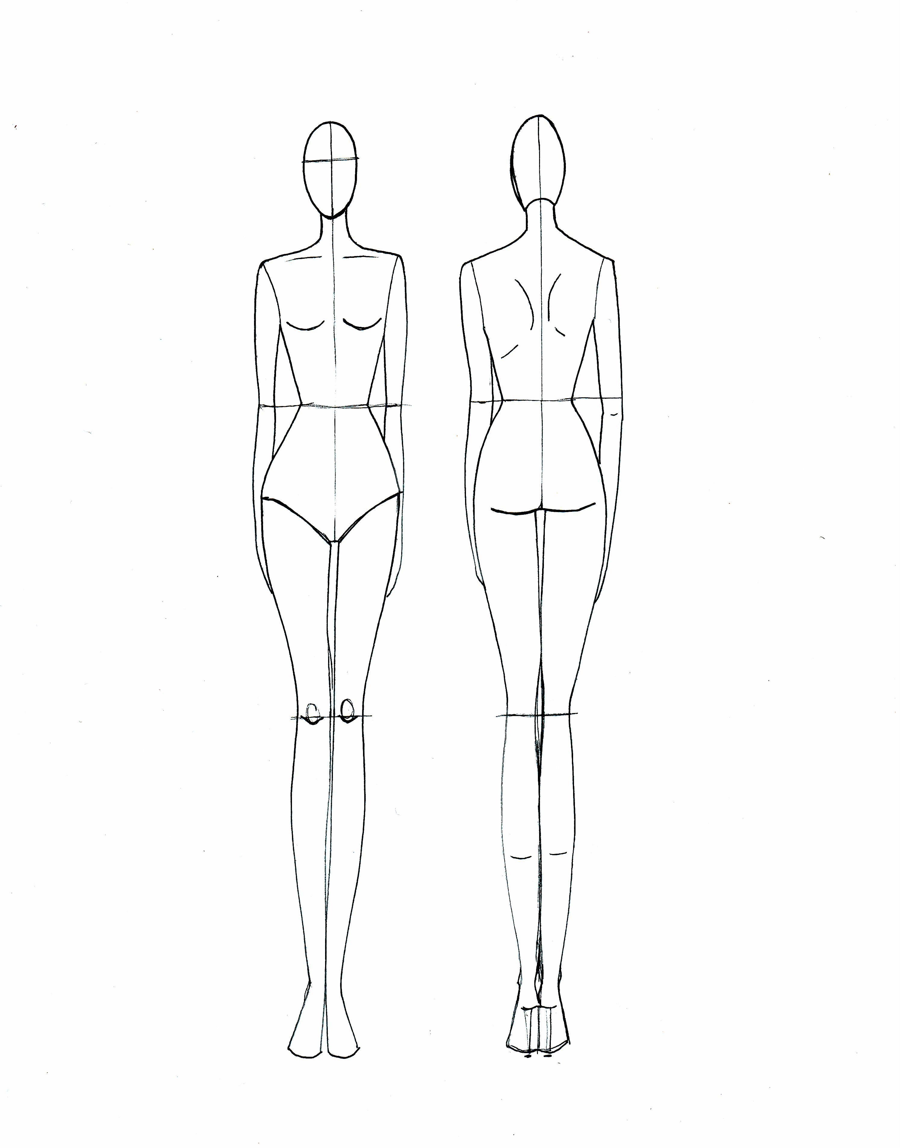 Фигура для рисования одежды