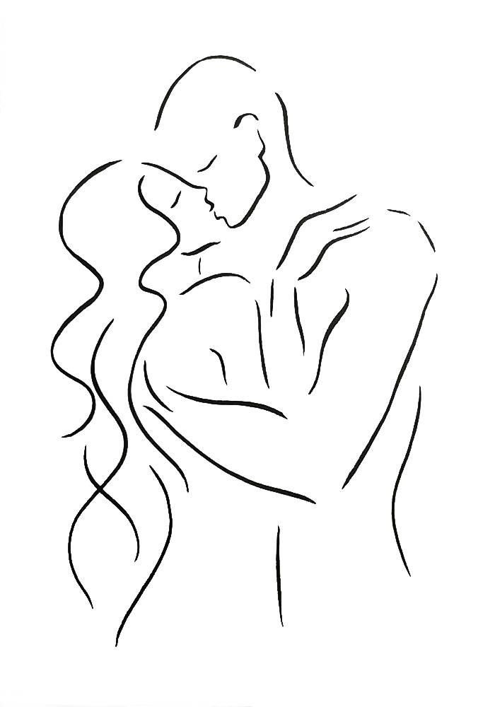 Рисунки мужчина и женщина эскиз (43 фото) » рисунки для срисовки на  Газ-квас.ком