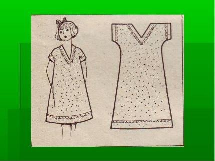 Модели ночных сорочек по технологии