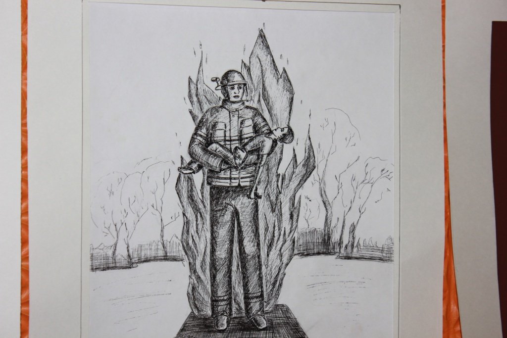Памятник герою защитнику рисунок 4 класс
