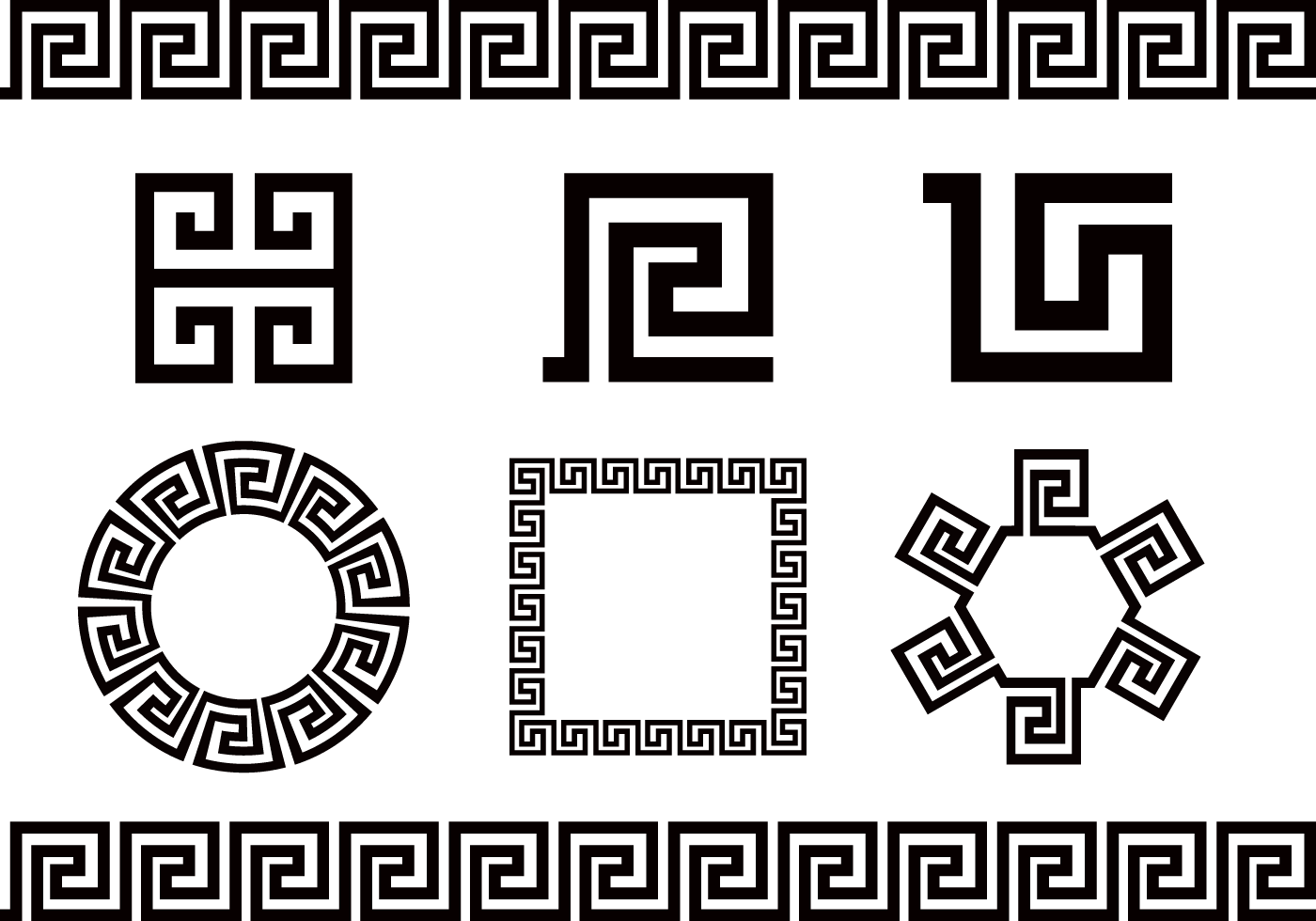 Греческий орнамент Меандр