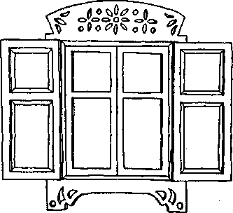 Резные наличники на окна вектор