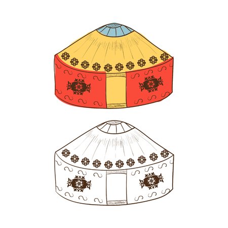 Рисование юрта