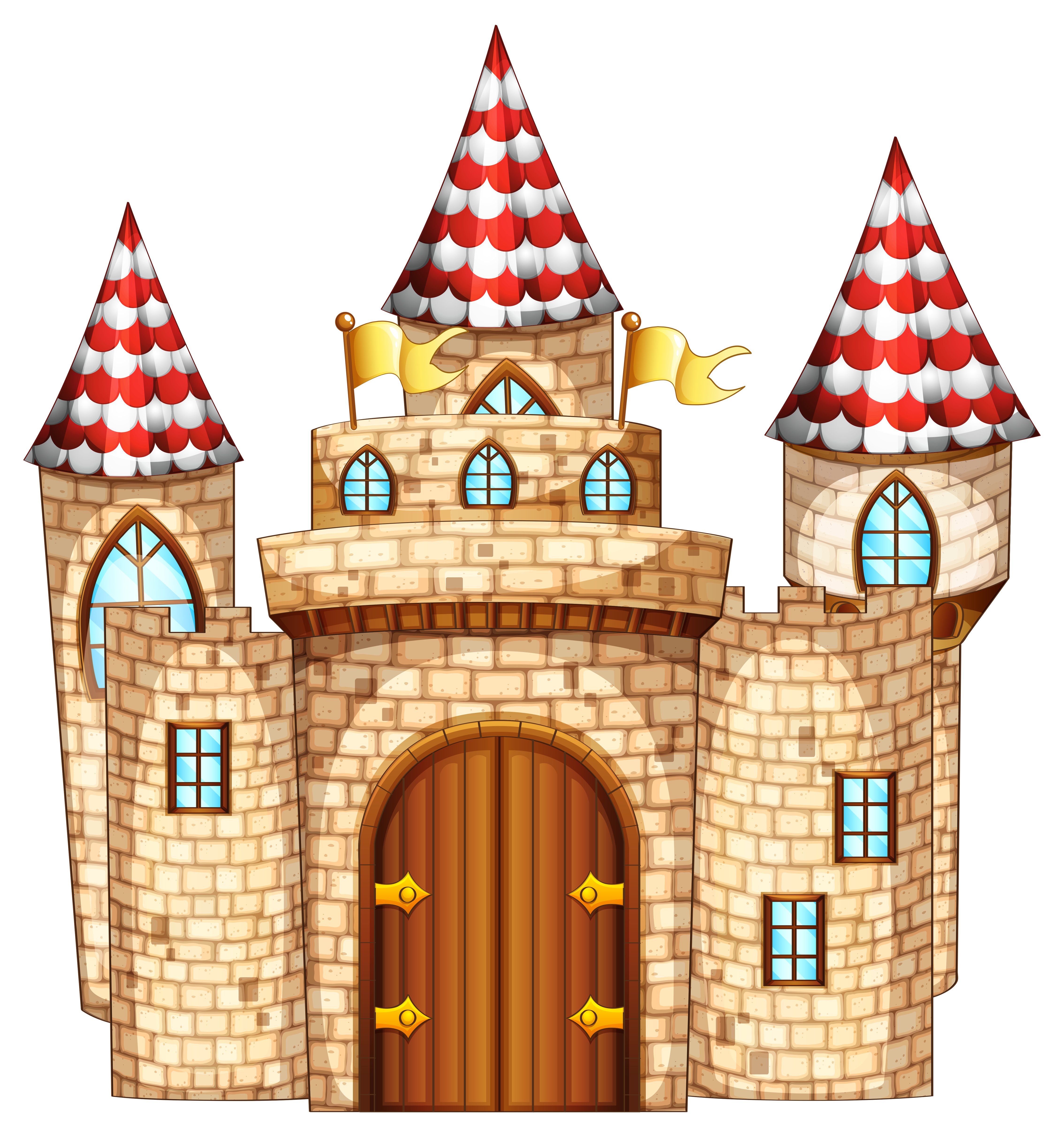 Сказочный замок с воротами