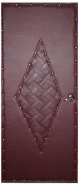 Обшить входную дверь дермантином