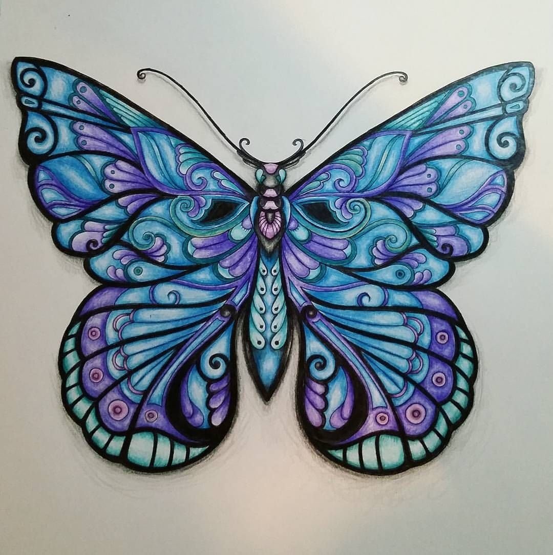 Узор на крылышко бабочки