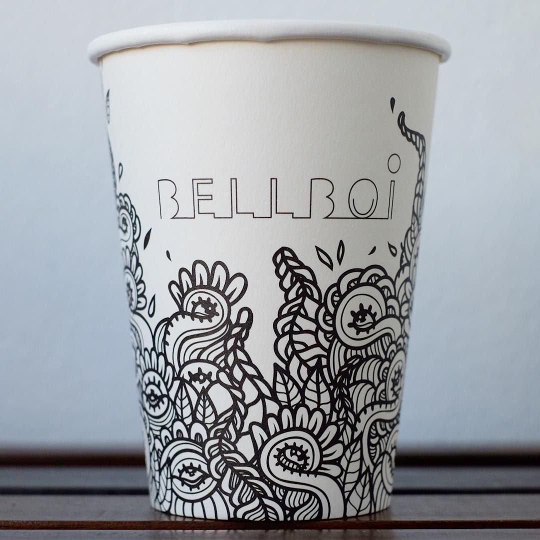 Разрисованные стаканчики для кофе