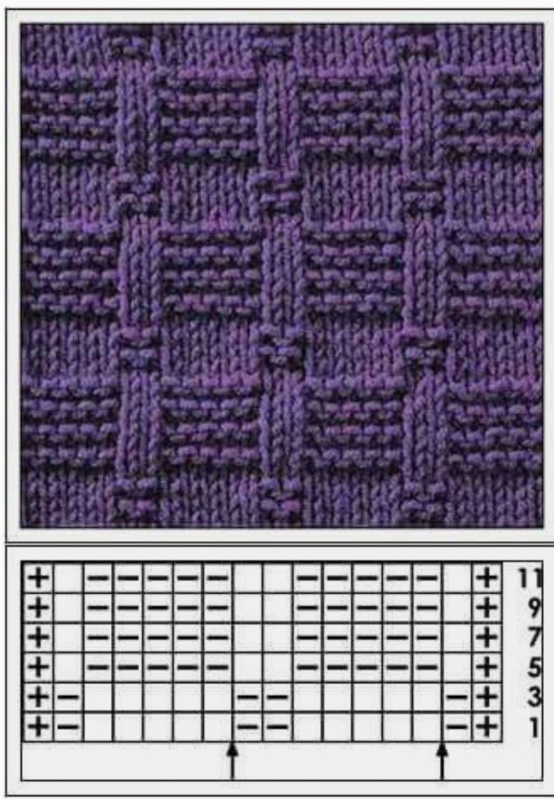 Вязание рисунки узоры для шарфа