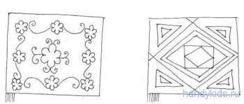 Ковер рисунок карандашом