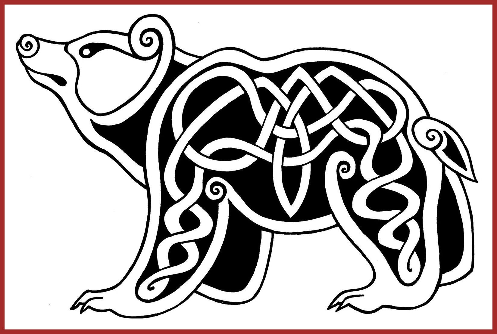 Кельтский орнамент звериный стиль