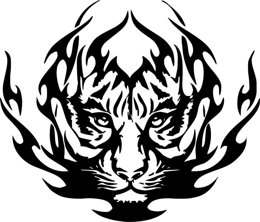 Рисунок тигр эскиз