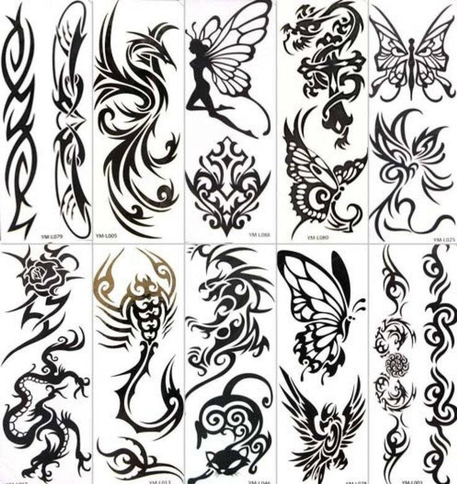 Красивые узоры для татуировок
