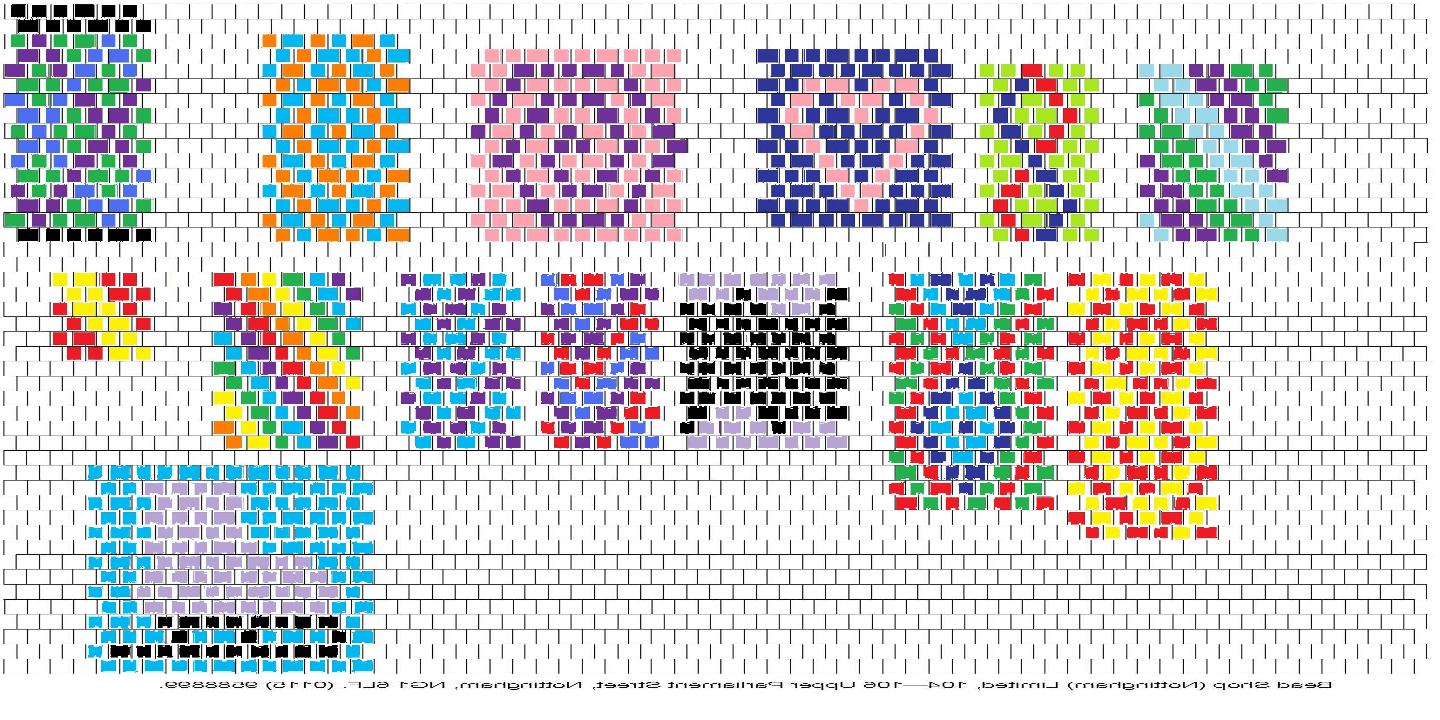 Колечки из бисера Мозаичное плетение схемы