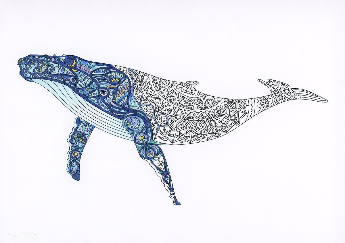 Стилизованный кит