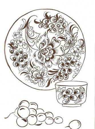 Хохломская роспись