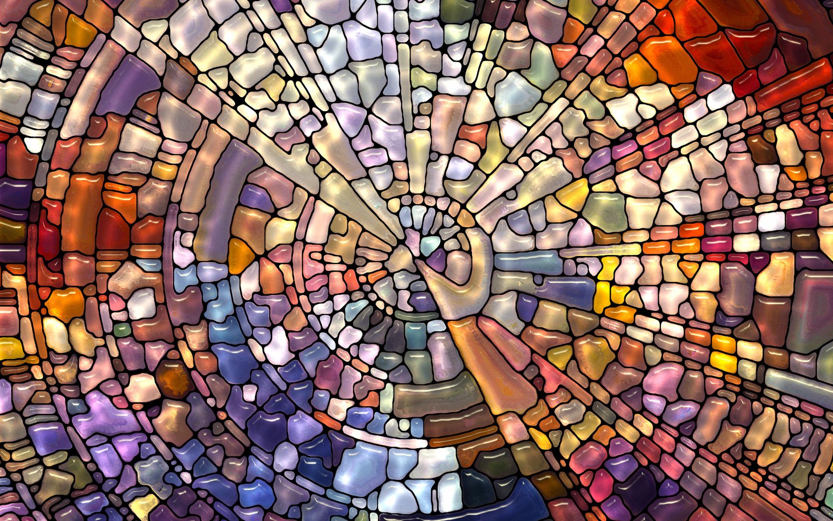 Мозаика из стекла