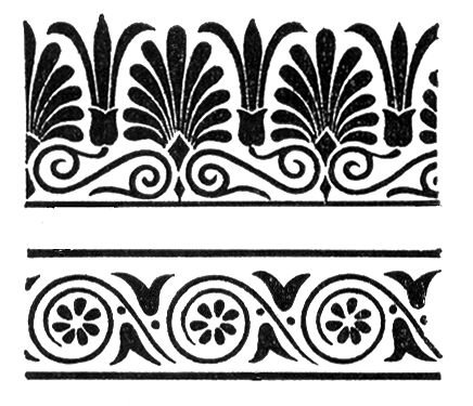 Растительный орнамент в полосе