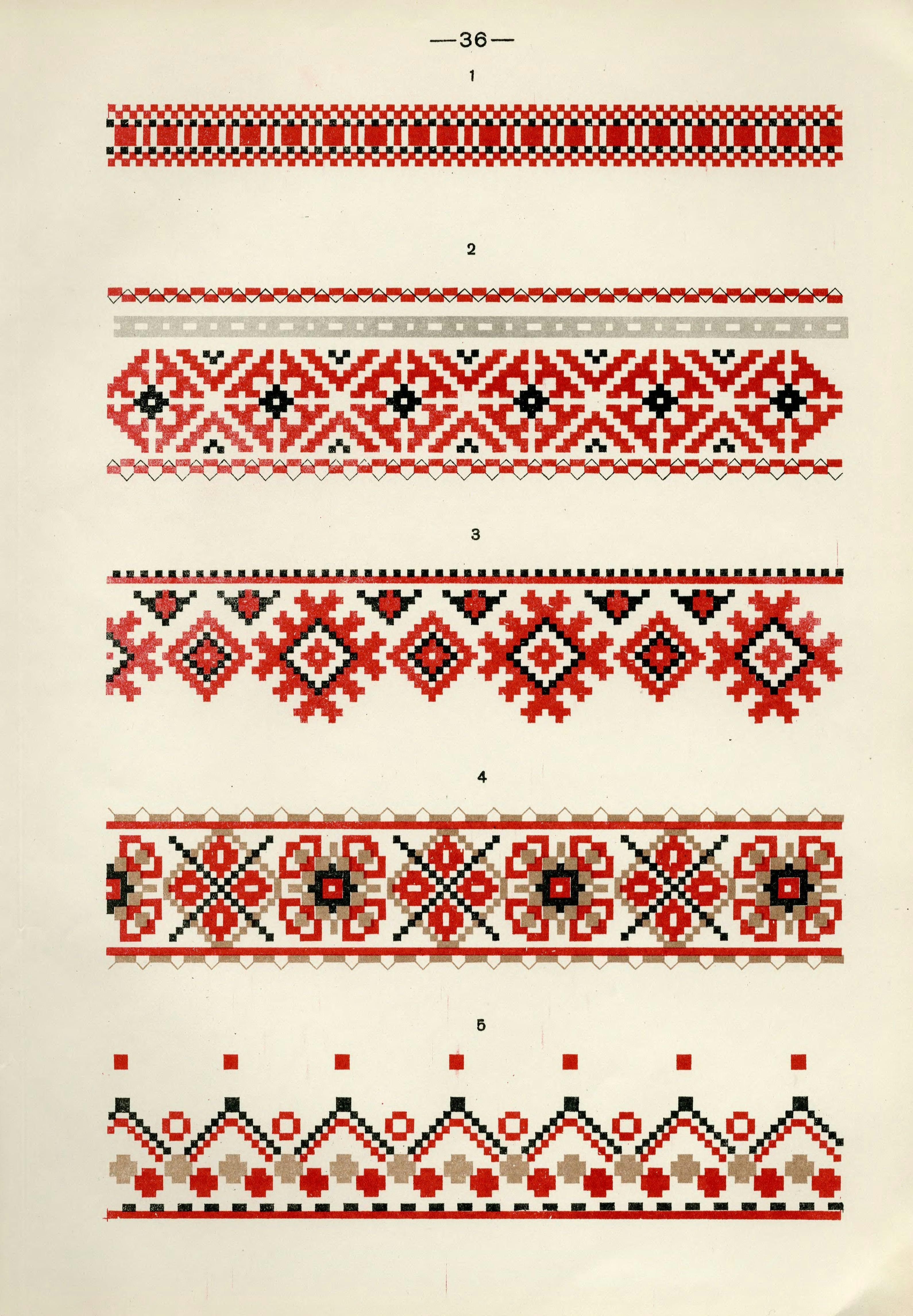 Орнаменты для вышивки Белорусские народные