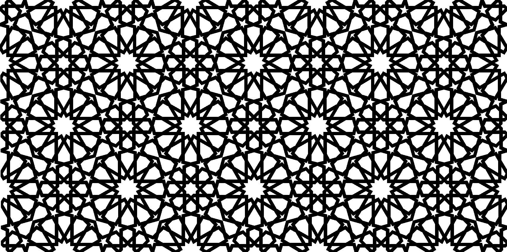 Арабский геометрический орнамент