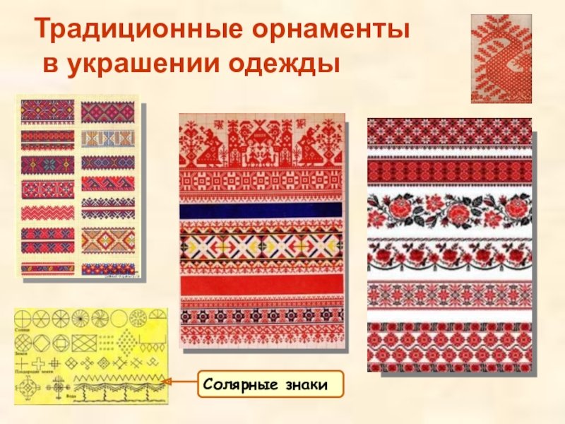 Орнамент в русском костюме