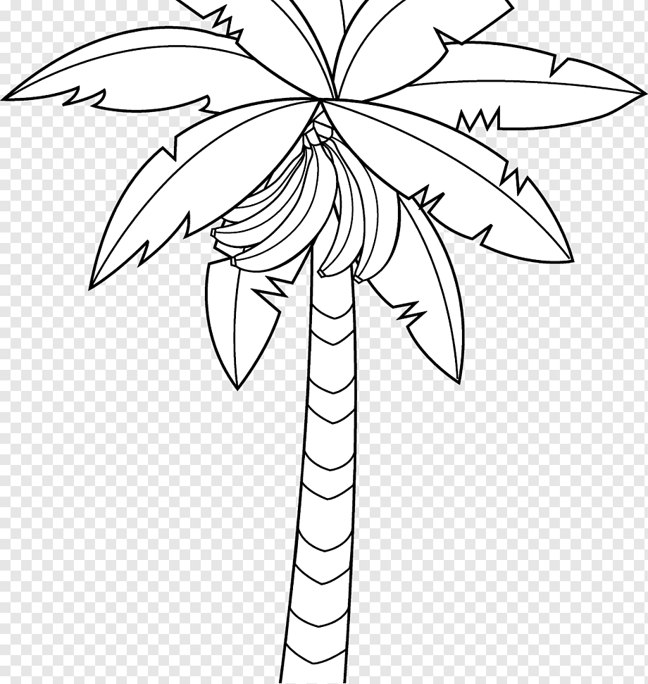Рисование пальмы