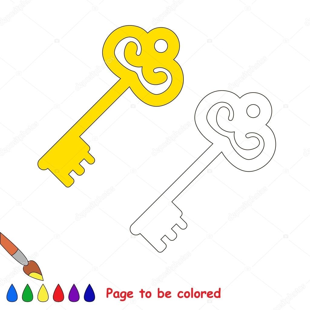 Ключ Буратино рисунок