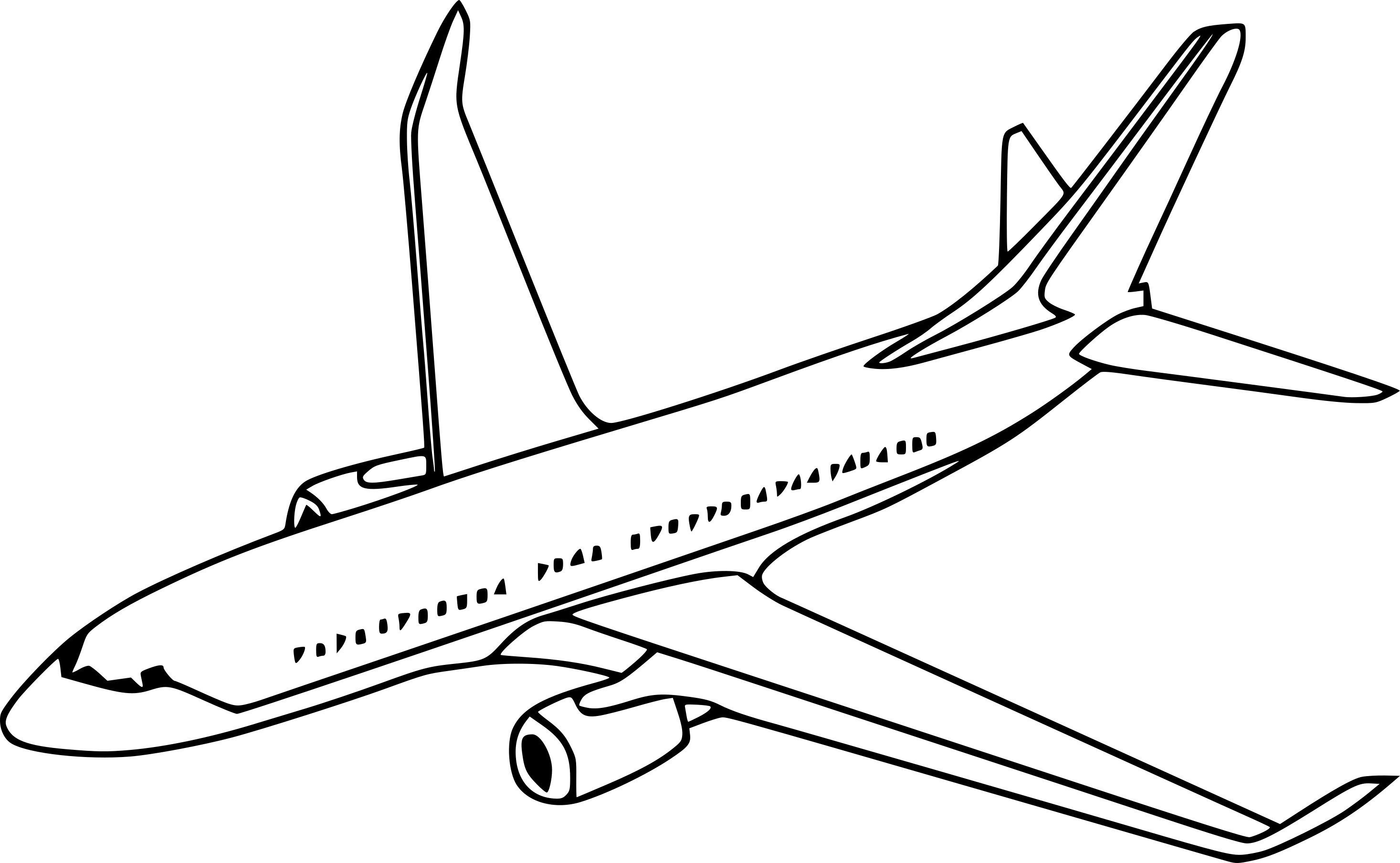 Боинг 737 раскраска