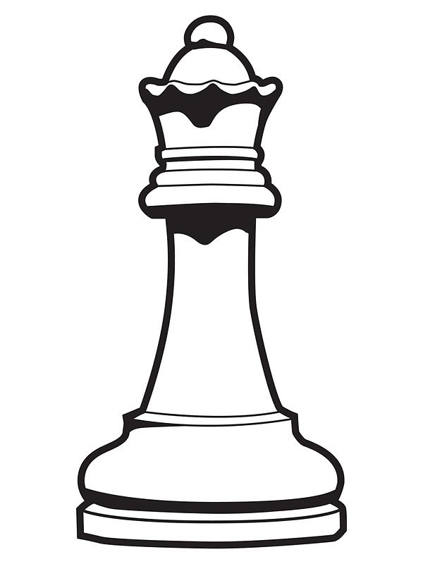 Рисунки шахматных фигур для распечатки