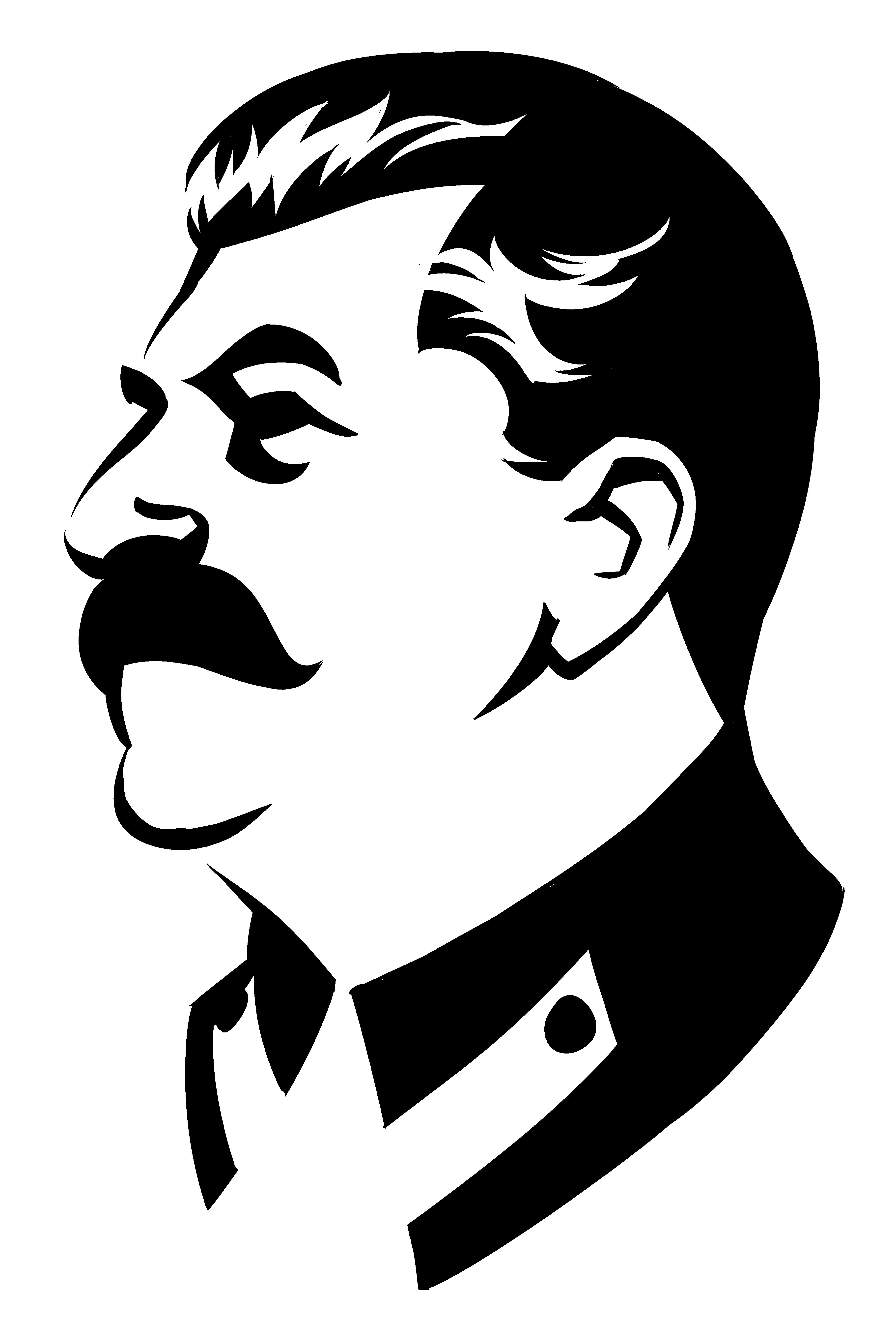 Иосиф Сталин силуэт