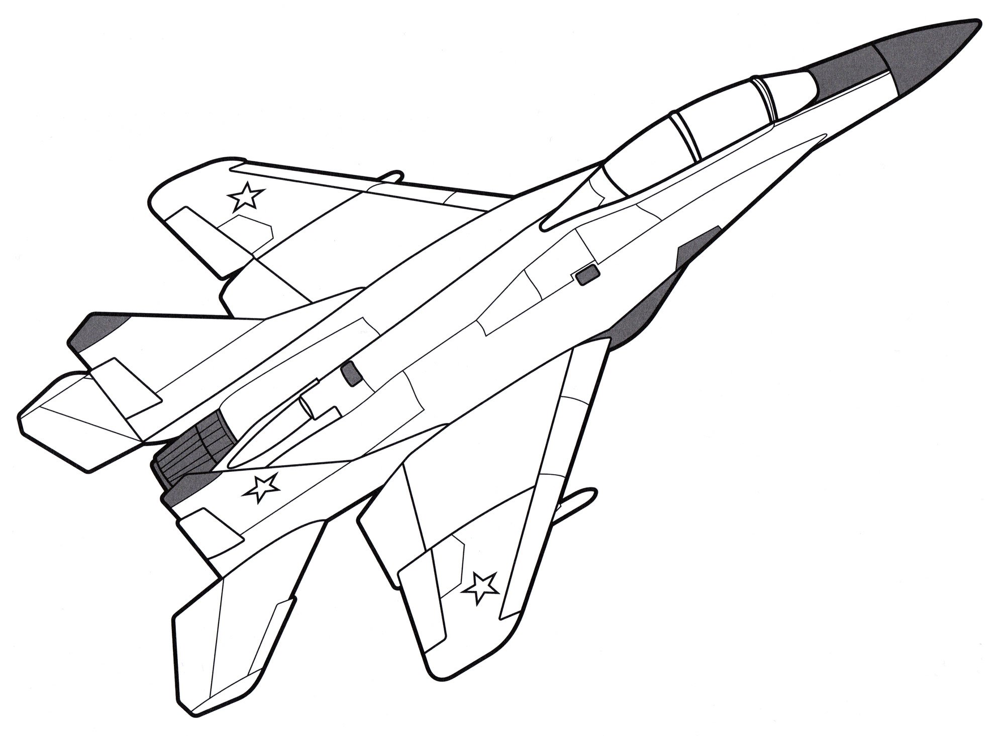 Су-35 истребитель раскраска