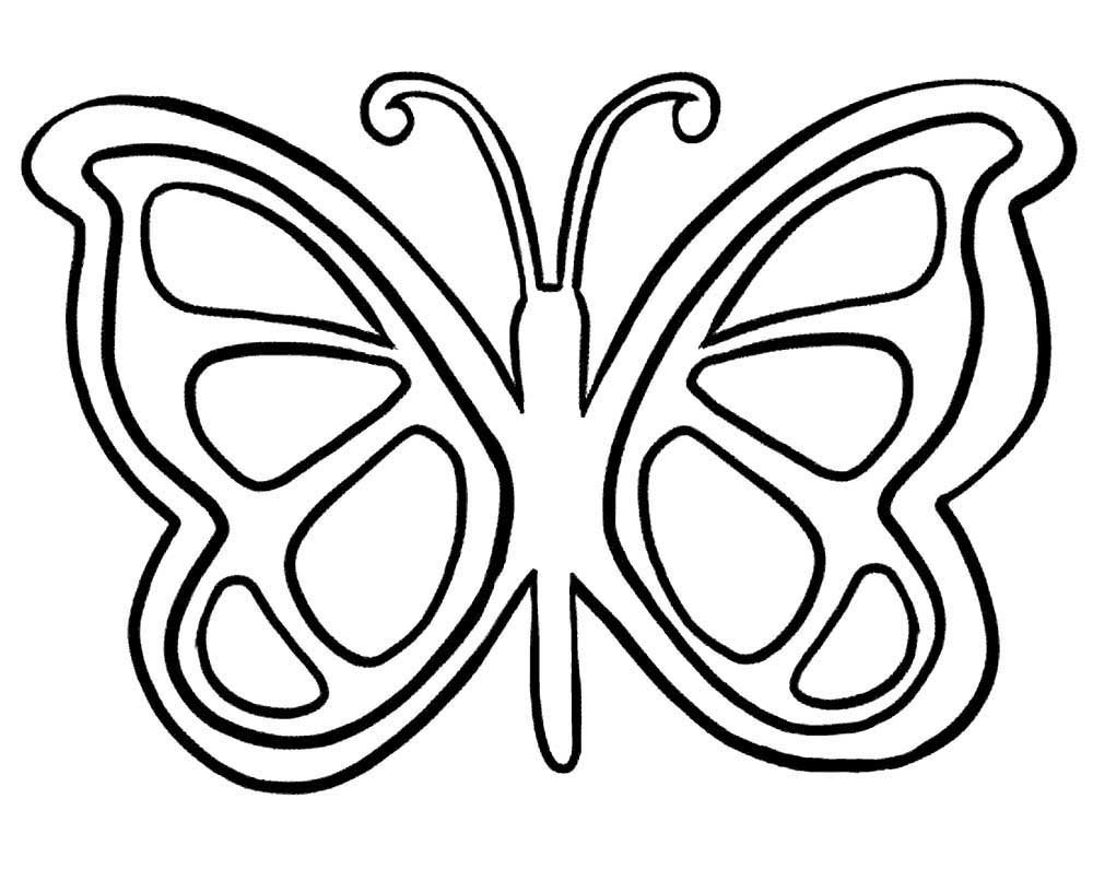Шаблон бабочки